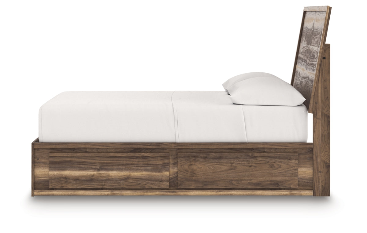 Chirason Full Panel Bed with Storage