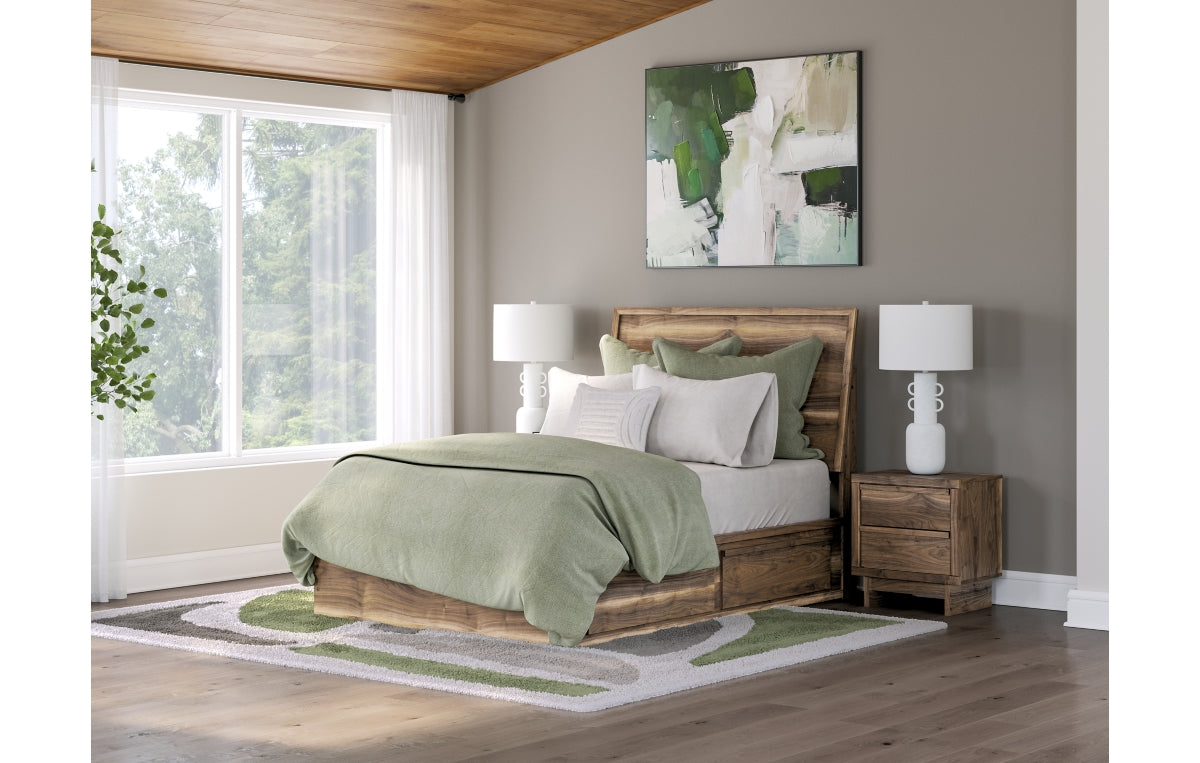 Chirason Full Panel Bed with Storage
