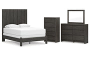 Fraluna Queen Panel Bed, Dresser, Mirror and Chest