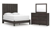 Fraluna Queen Panel Bed, Dresser and Mirror