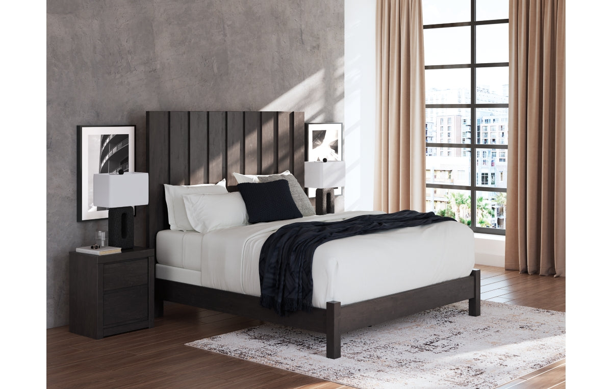 Fraluna King Panel Bed, Dresser, Mirror and Chest