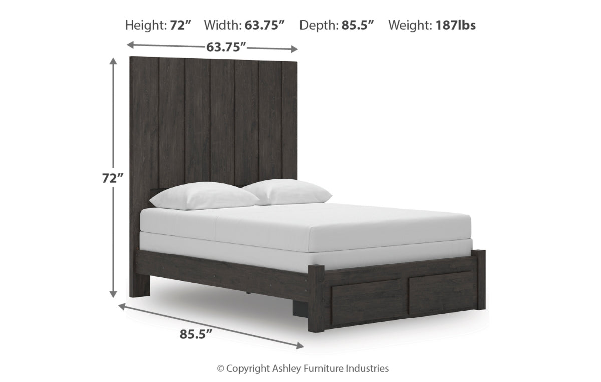 Fraluna Queen Panel Storage Bed
