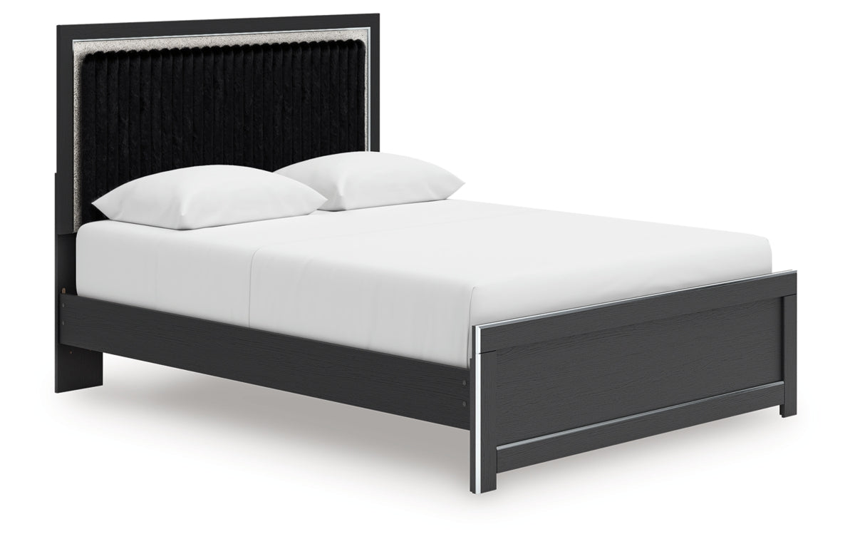 Zuraleus Queen Upholstered Panel Platform Bed