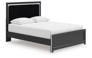 Zuraleus Queen Upholstered Panel Platform Bed