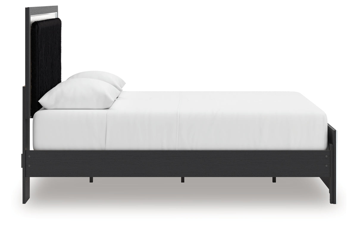 Zuraleus Queen Upholstered Panel Platform Bed
