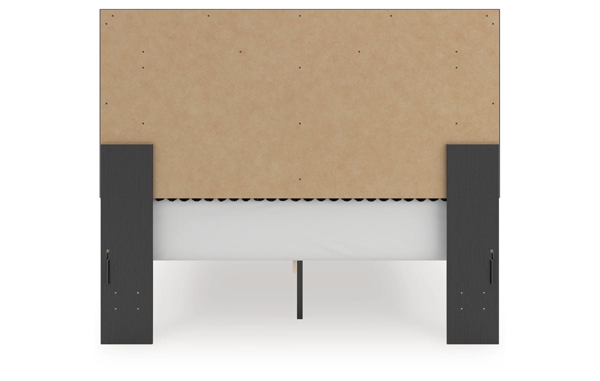 Zuraleus Queen Upholstered Panel Platform Storage Bed