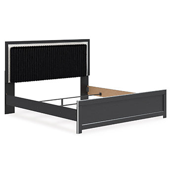 Zuraleus King Upholstered Panel Headboard