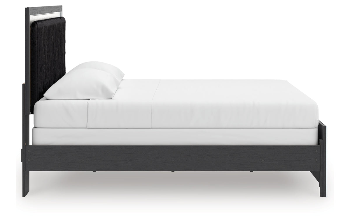 Zuraleus King Upholstered Panel Bed