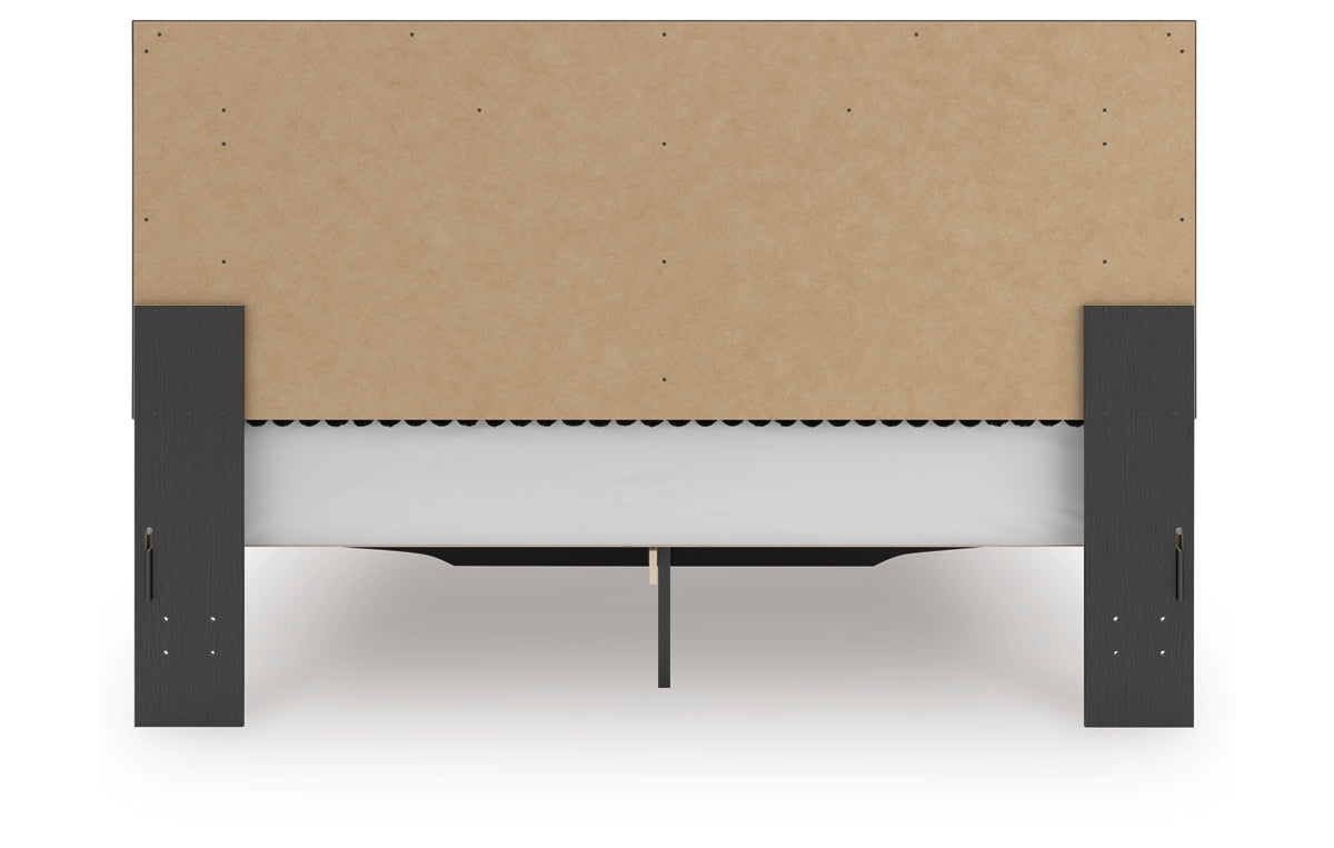 Zuraleus King Upholstered Panel Platform Storage Bed