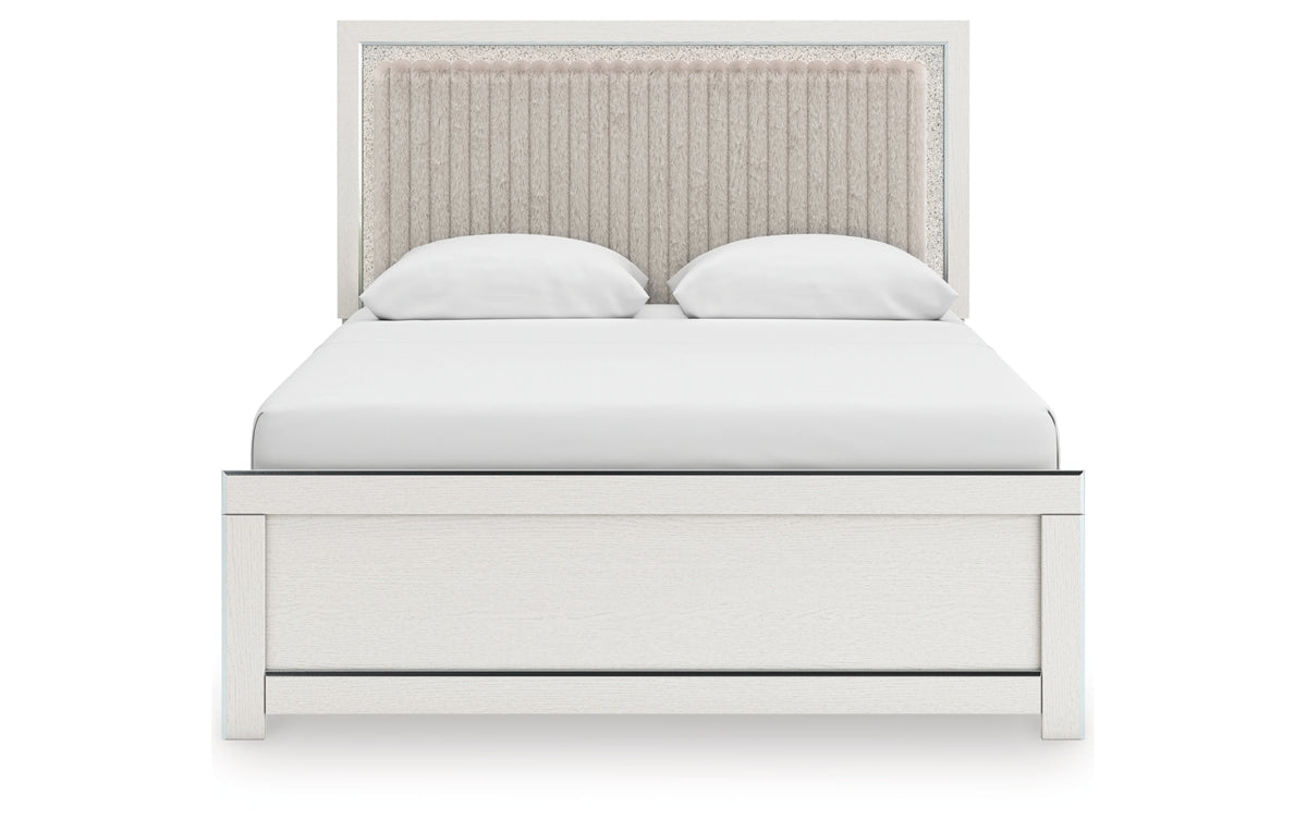 Zuraleus Queen Upholstered Panel Platform Bed