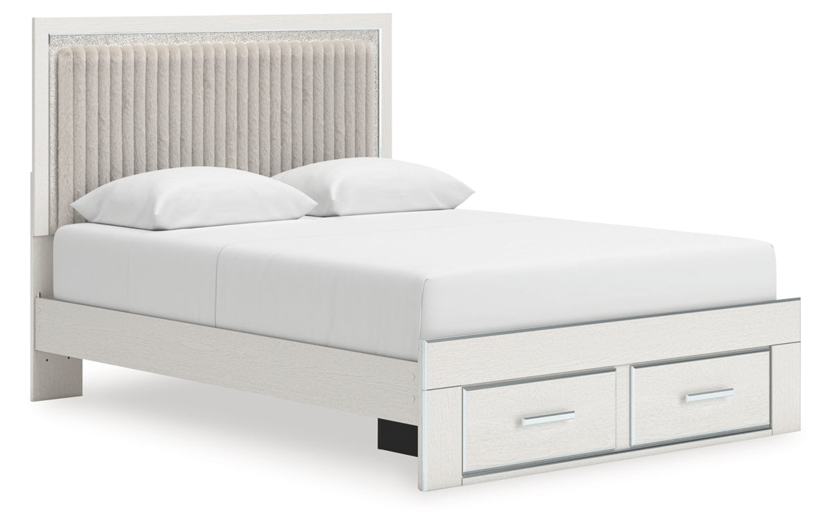 Zuraleus Queen Upholstered Panel Storage Bed
