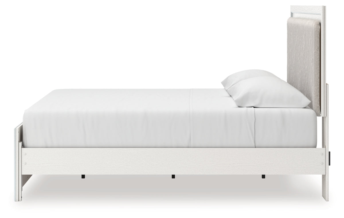 Zuraleus King Upholstered Panel Platform Bed
