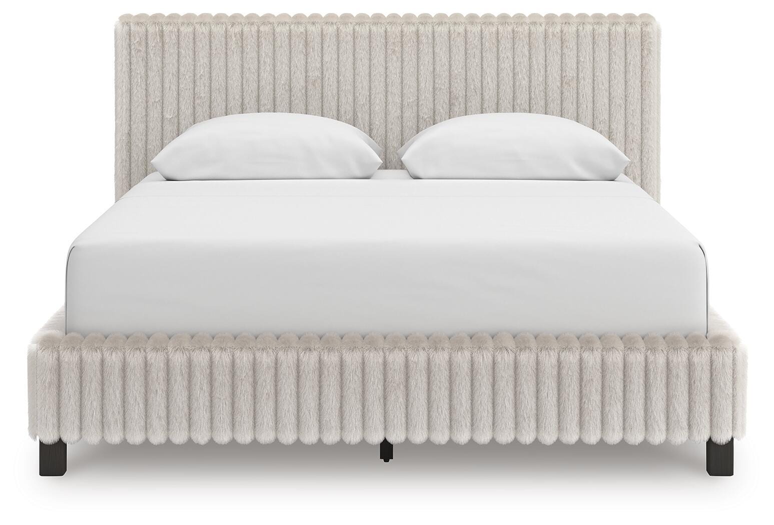 Zuraleus Queen Upholstered Bed, Dresser, Mirror and Chest
