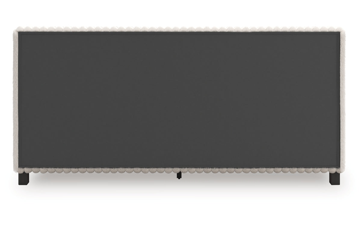 Zuraleus King Upholstered Bed, Dresser, Mirror and Chest