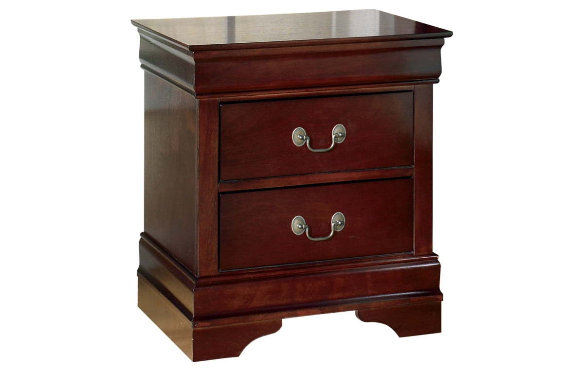 Alisdair Twin Sleigh Bed with Mirrored Dresser, Chest and Nightstand