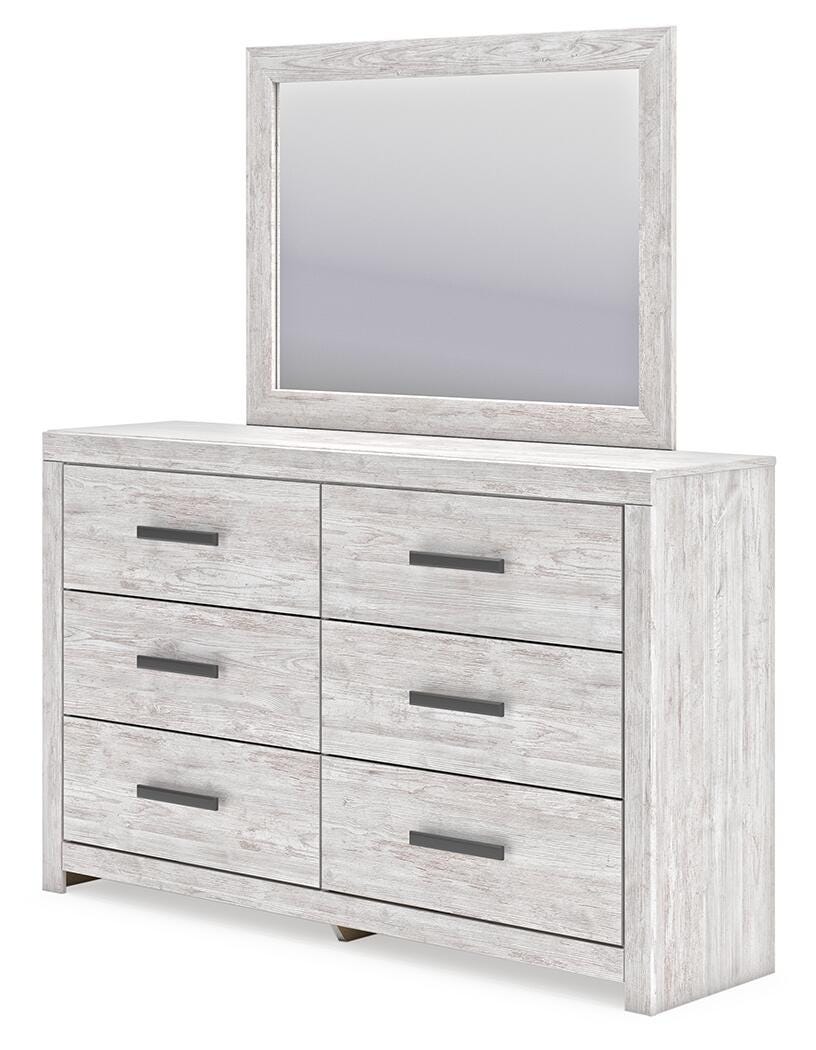 Cayboni Twin Panel Bed, Dresser, Mirror and Nightstand