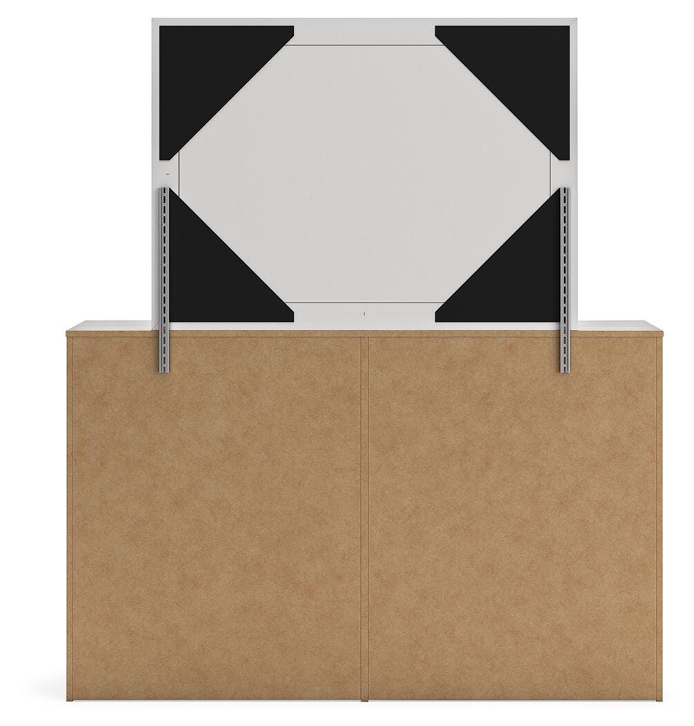 Cayboni Twin Panel Bed, Dresser, Mirror and Nightstand