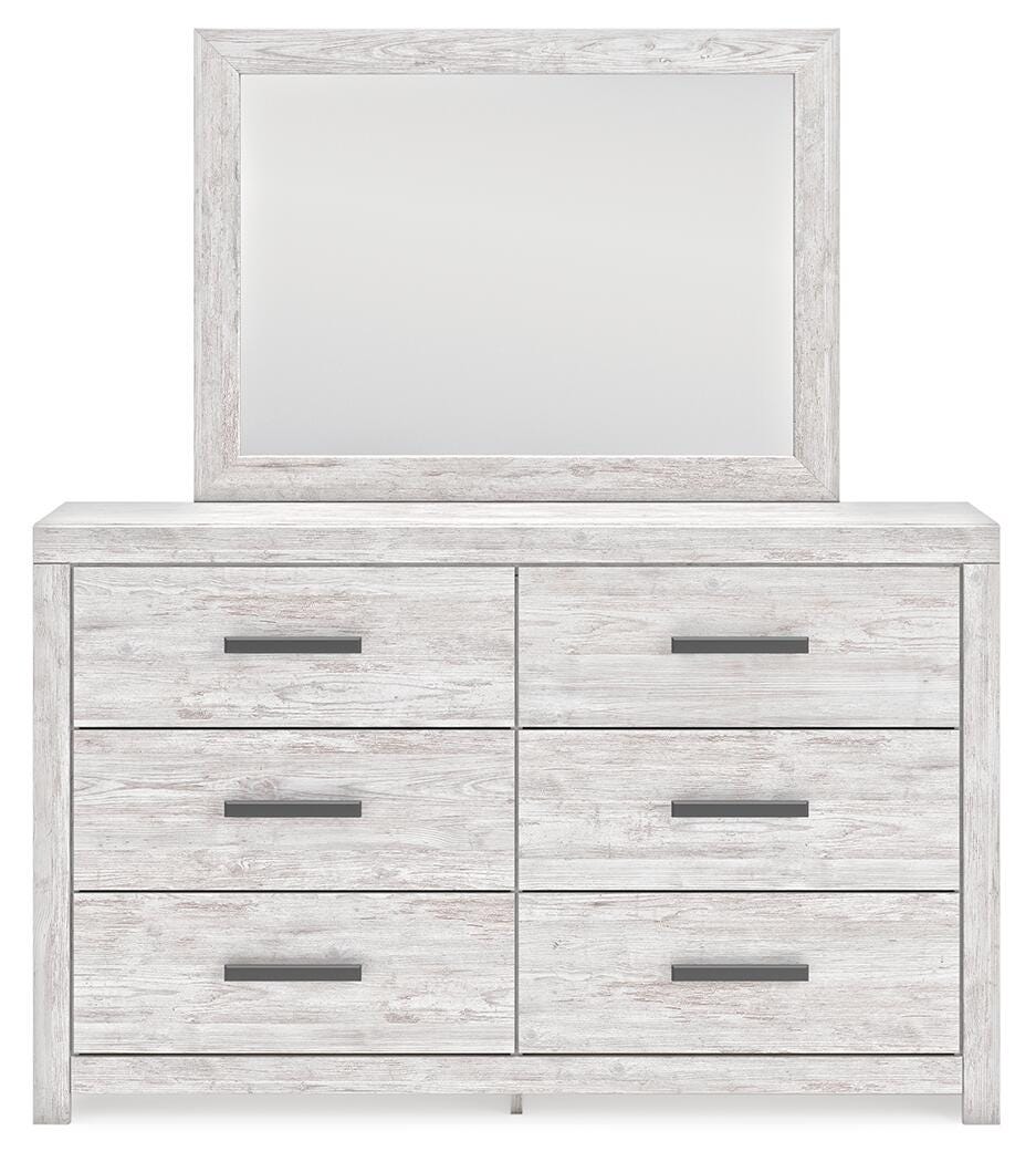 Cayboni Twin Panel Bed, Dresser, Mirror and Nightstand