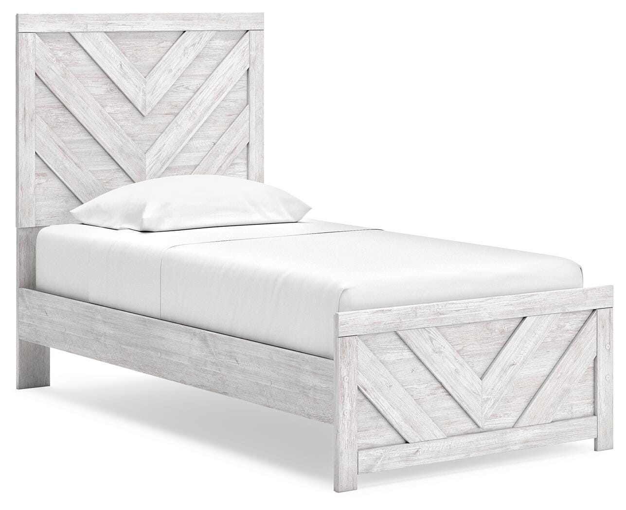 Cayboni Twin Panel Bed, Dresser, Mirror and Nightstand