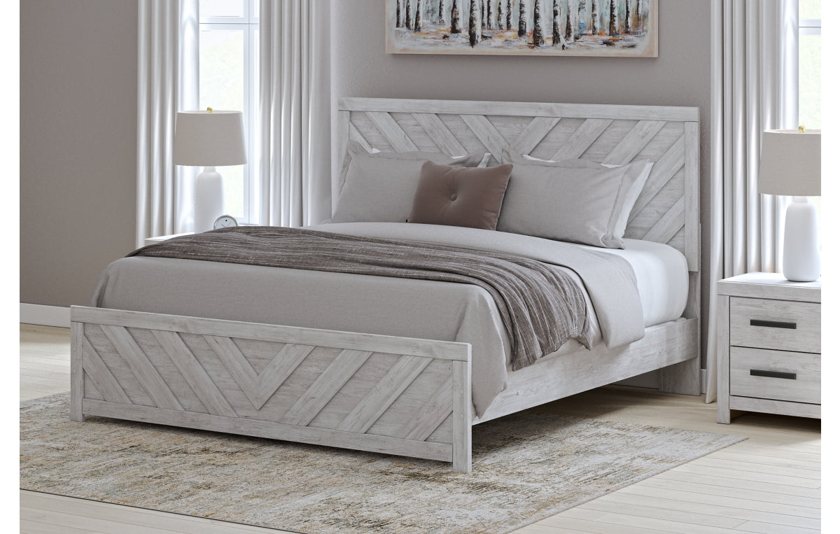 Cayboni King Panel Bed, Dresser, Mirror and Chest