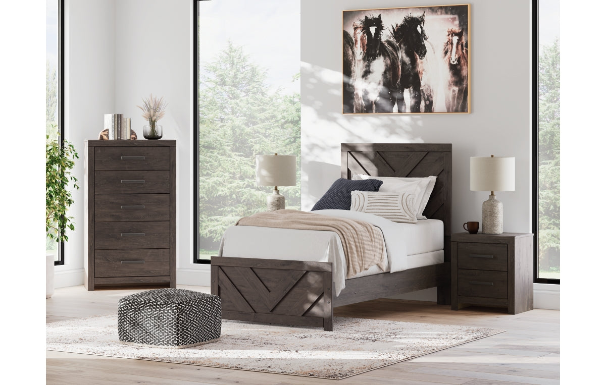 Prendonea Twin Panel Bed