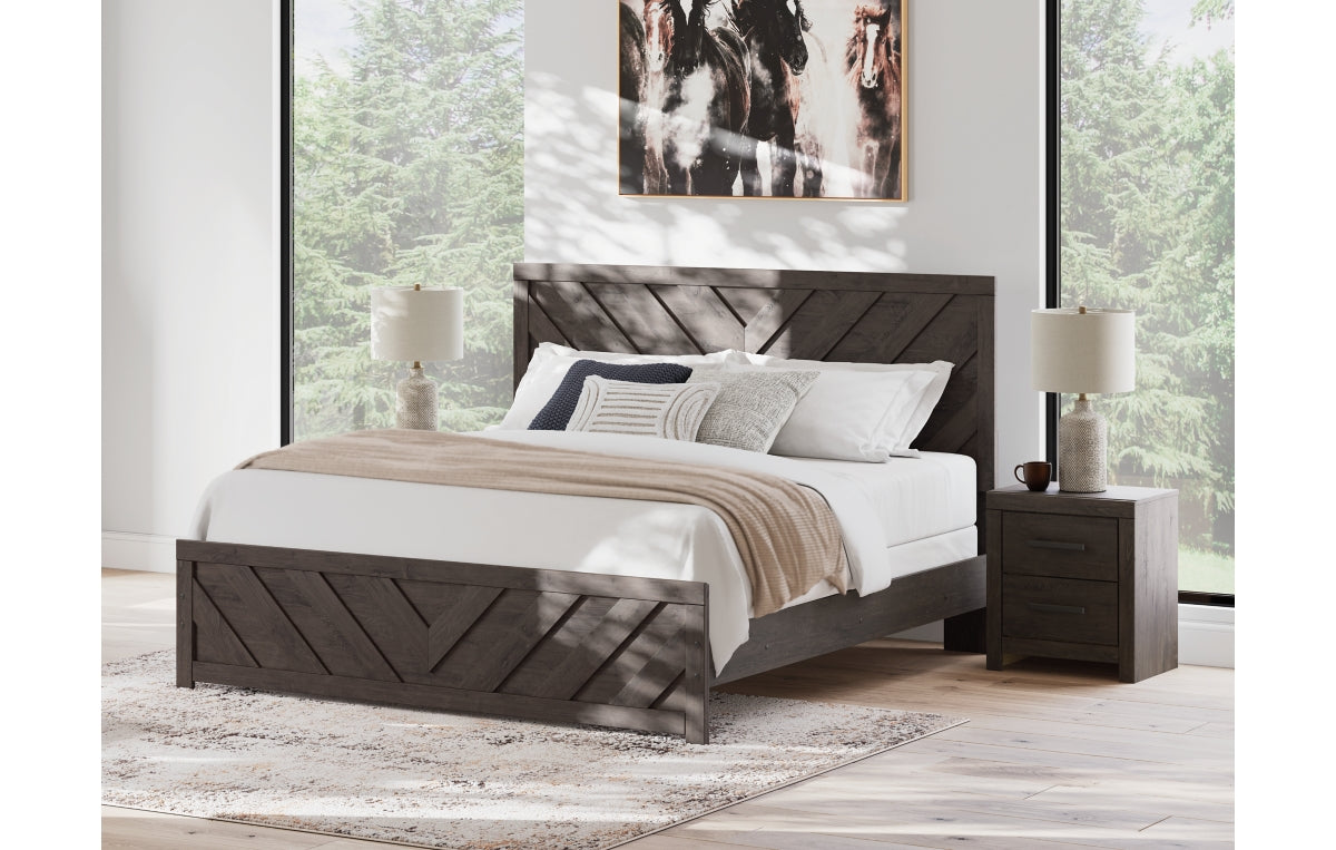 Prendonea King Panel Bed
