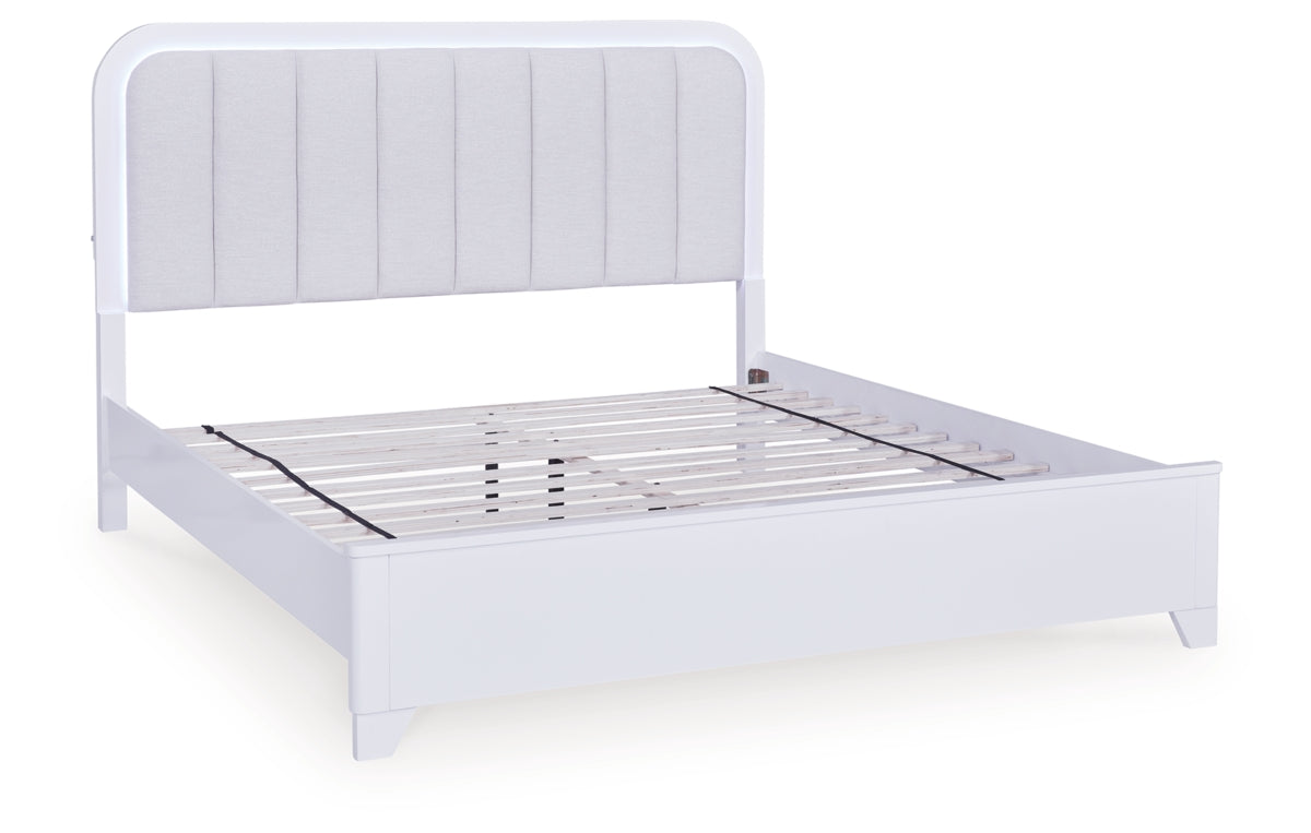 Jarlee California King Upholstered Panel Bed