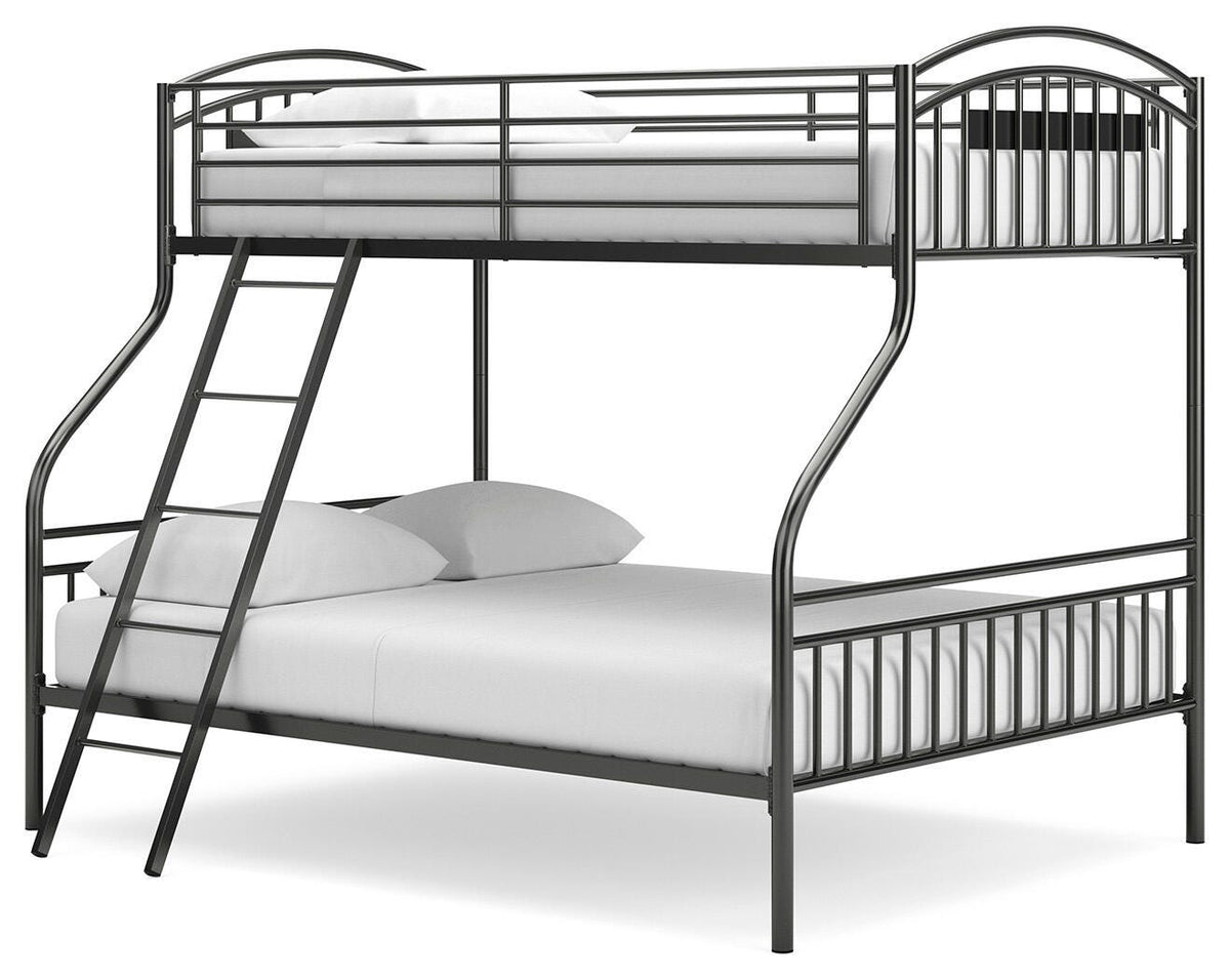 Lanceburg Twin over Full Bunk Bed with Ladder