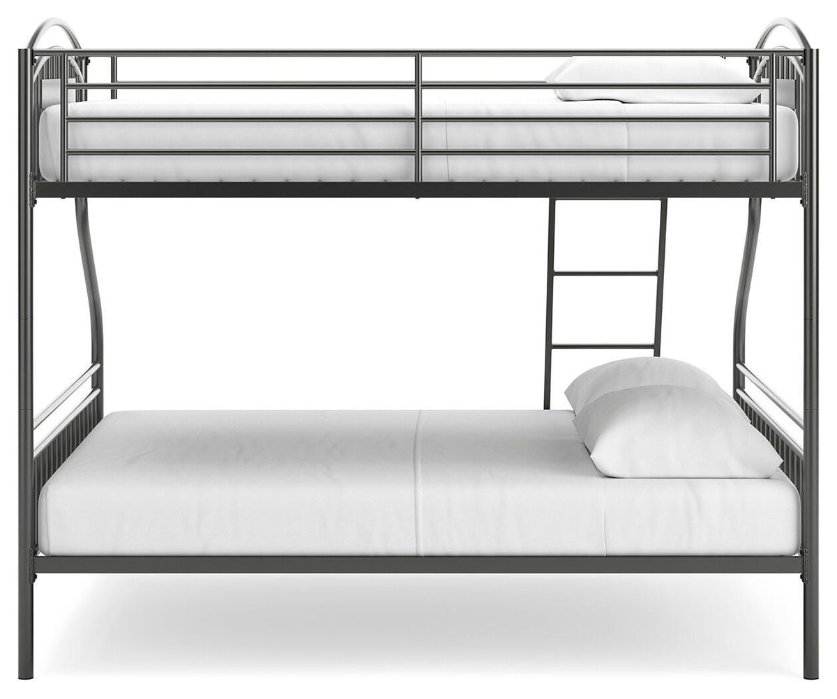 Lanceburg Twin over Full Bunk Bed with Ladder