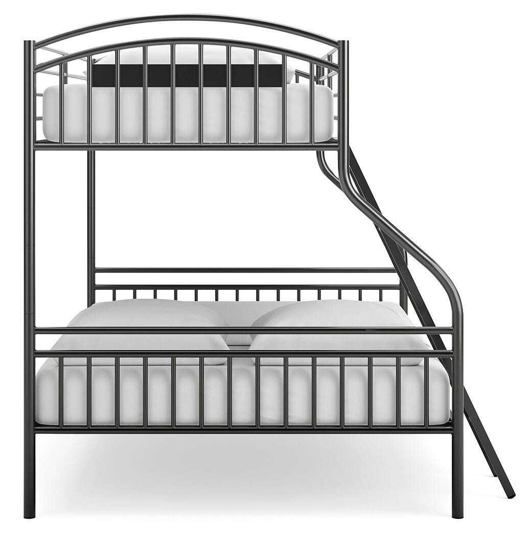 Lanceburg Twin over Full Bunk Bed with Ladder