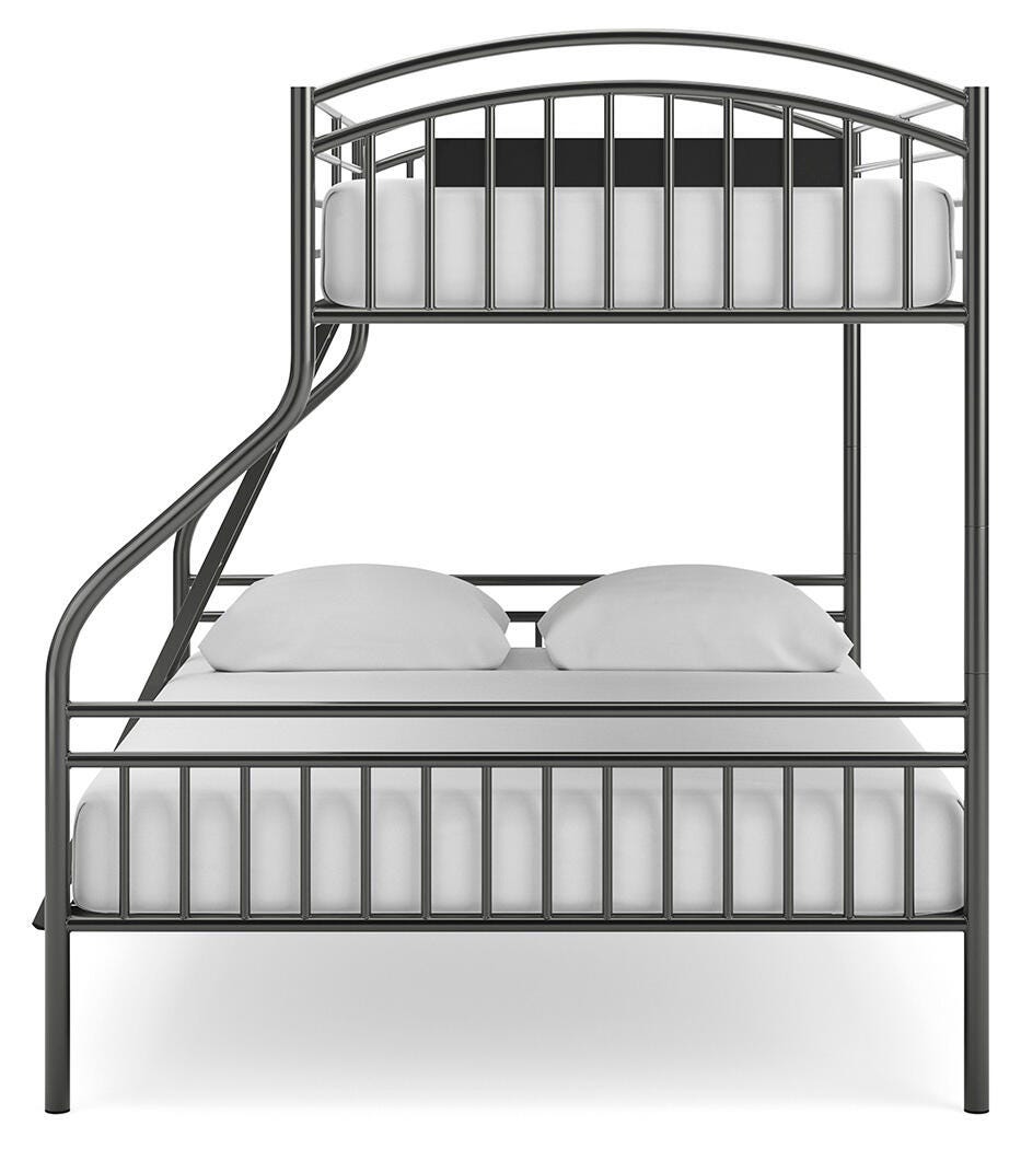 Lanceburg Twin over Full Bunk Bed with Ladder