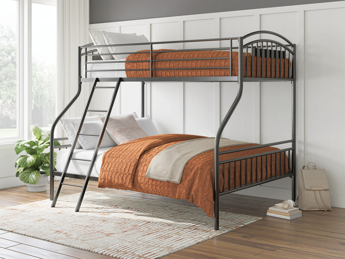 Lanceburg Twin over Full Bunk Bed with Ladder
