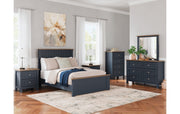 Landocken Full Panel Bed, Dresser, Mirror, Chest and Nightstand