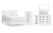 Binterglen Queen Panel Bed, Dresser, Mirror and Chest