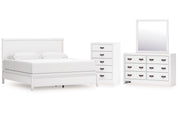 Binterglen King Panel Bed, Dresser, Mirror and Chest