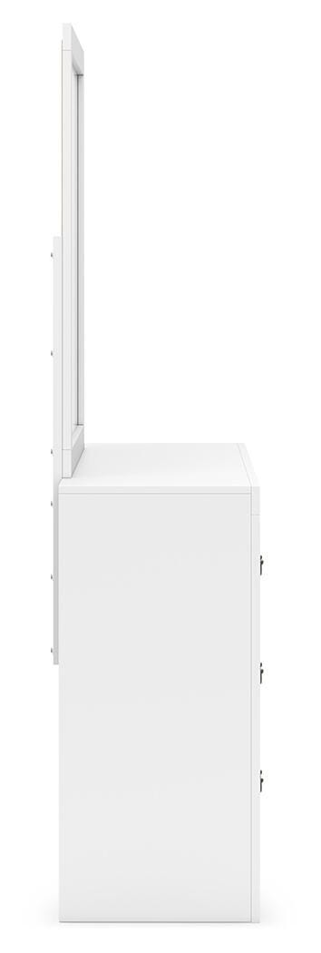 Binterglen Twin Panel Bed, Dresser, Mirror and Nightstand