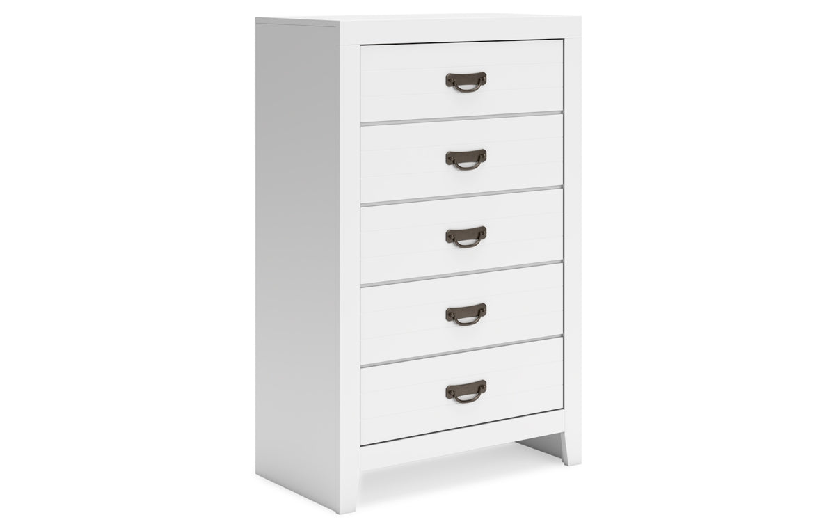 Binterglen King Panel Bed, Dresser, Mirror and Chest