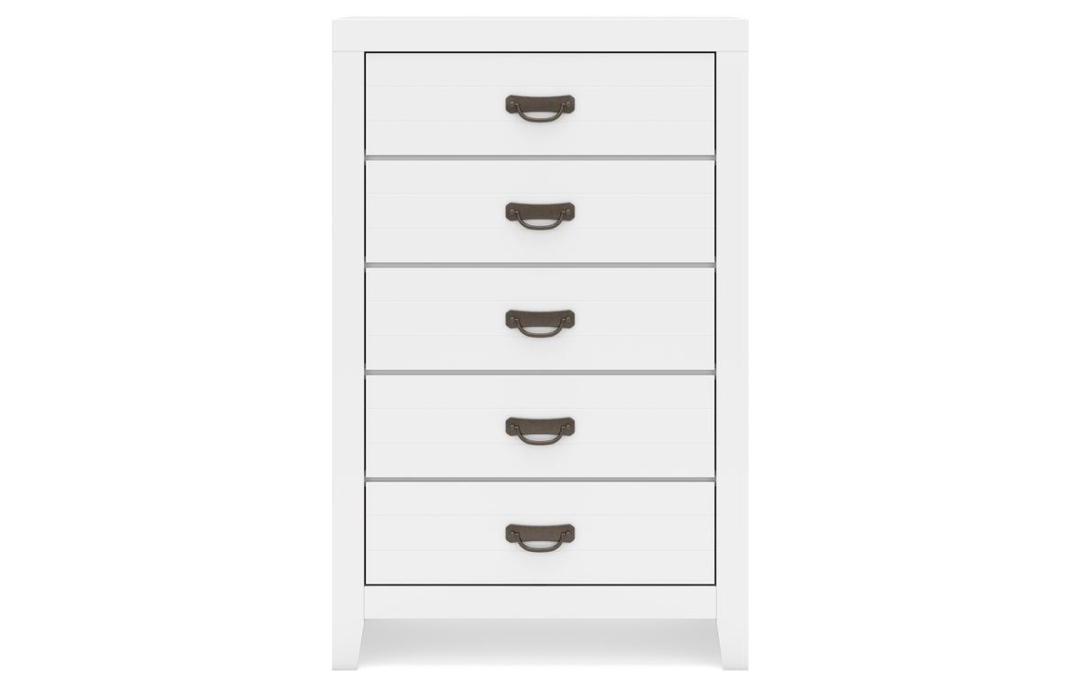 Binterglen King Panel Bed, Dresser, Mirror and Chest