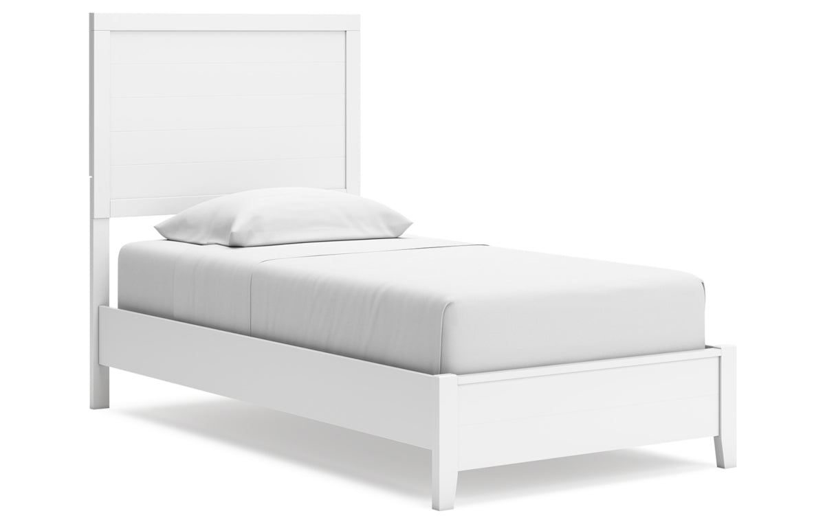 Binterglen Twin Panel Bed, Dresser, Mirror, Chest and Nightstand