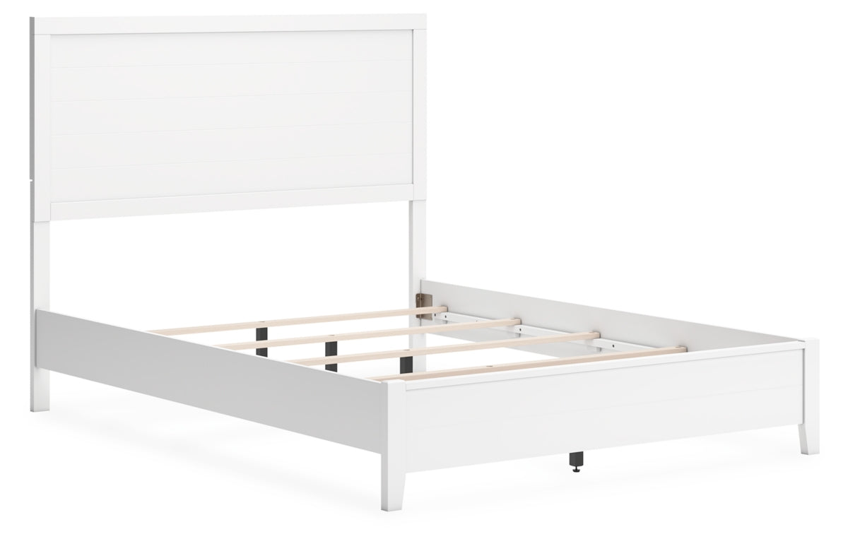 Binterglen Queen Panel Bed with Mirrored Dresser