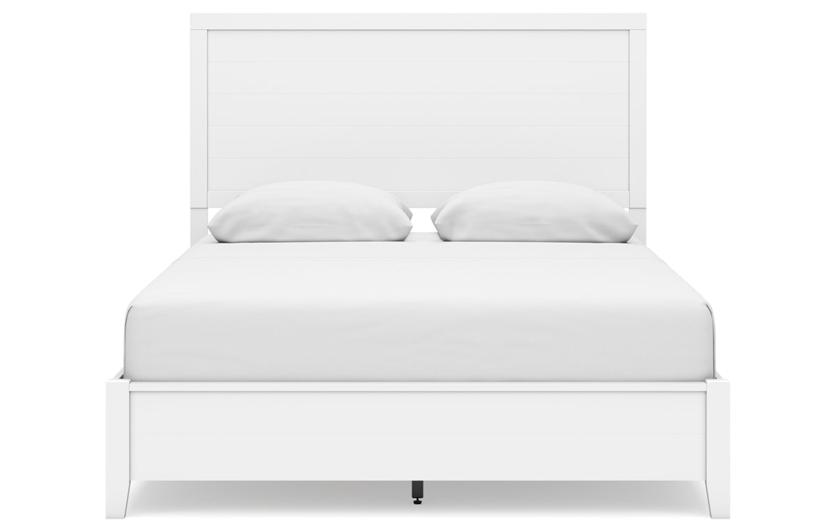 Binterglen Queen Panel Bed with Mirrored Dresser