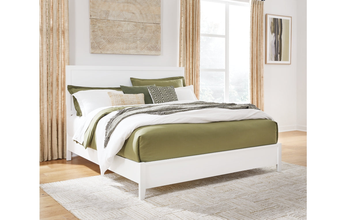 Binterglen King Panel Bed, Dresser, Mirror, Chest and Nightstand
