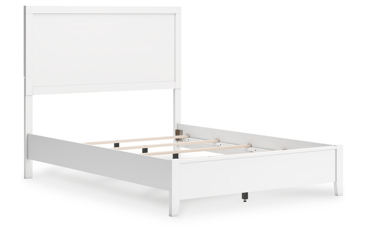 Binterglen Full Panel Bed with Mirrored Dresser and Nightstand