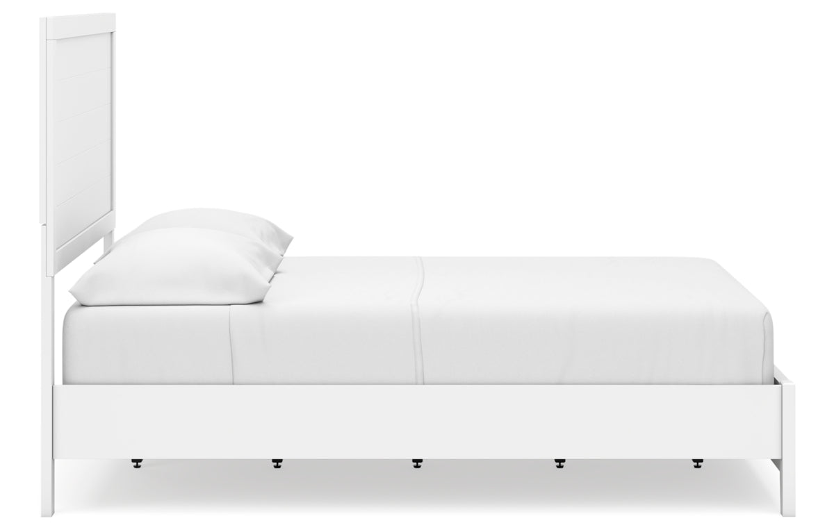 Binterglen Full Panel Bed with Mirrored Dresser and Nightstand