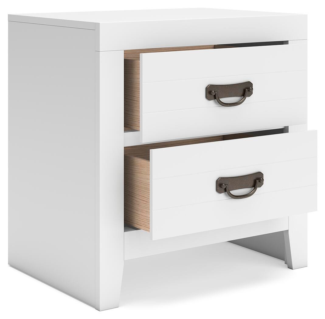 Binterglen Twin Panel Bed, Dresser, Mirror and Nightstand