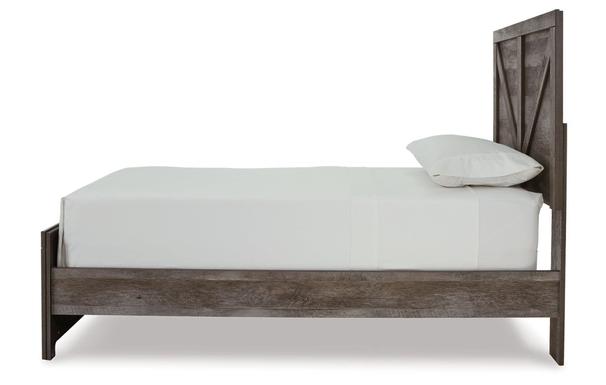 Wynnlow Twin Crossbuck Panel Bed