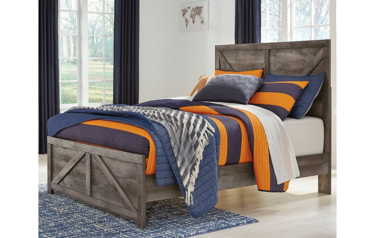 Wynnlow Full Crossbuck Panel Bed