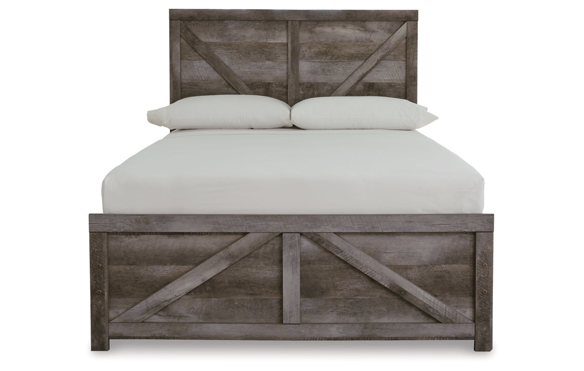 Wynnlow Full Crossbuck Panel Bed