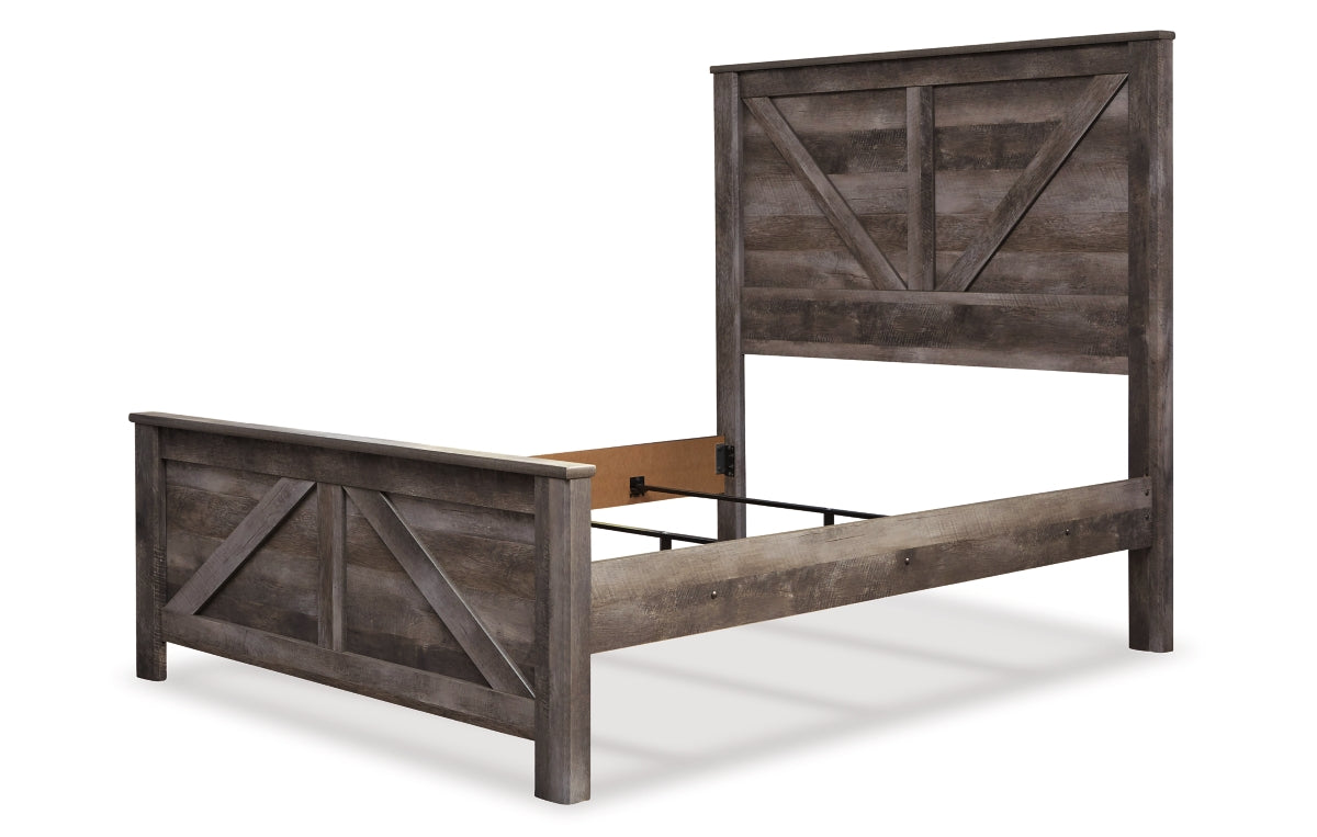 Wynnlow Queen Crossbuck Panel Bed