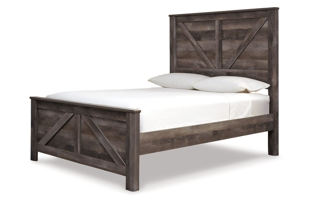 Wynnlow Queen Crossbuck Panel Bed